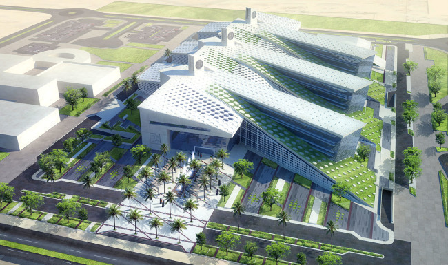 College of Engineering Building at Qatar University